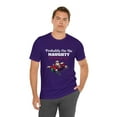 thumbnail image 6 of Unisex Jersey Short Sleeve Tee Probably on the naughty list but who cares, 6 of 10