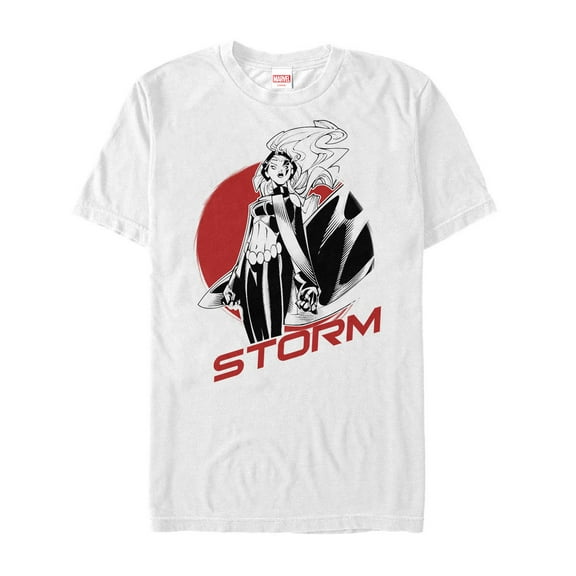 Men's Marvel X-Men Storm Badge Graphic Tee White X Large