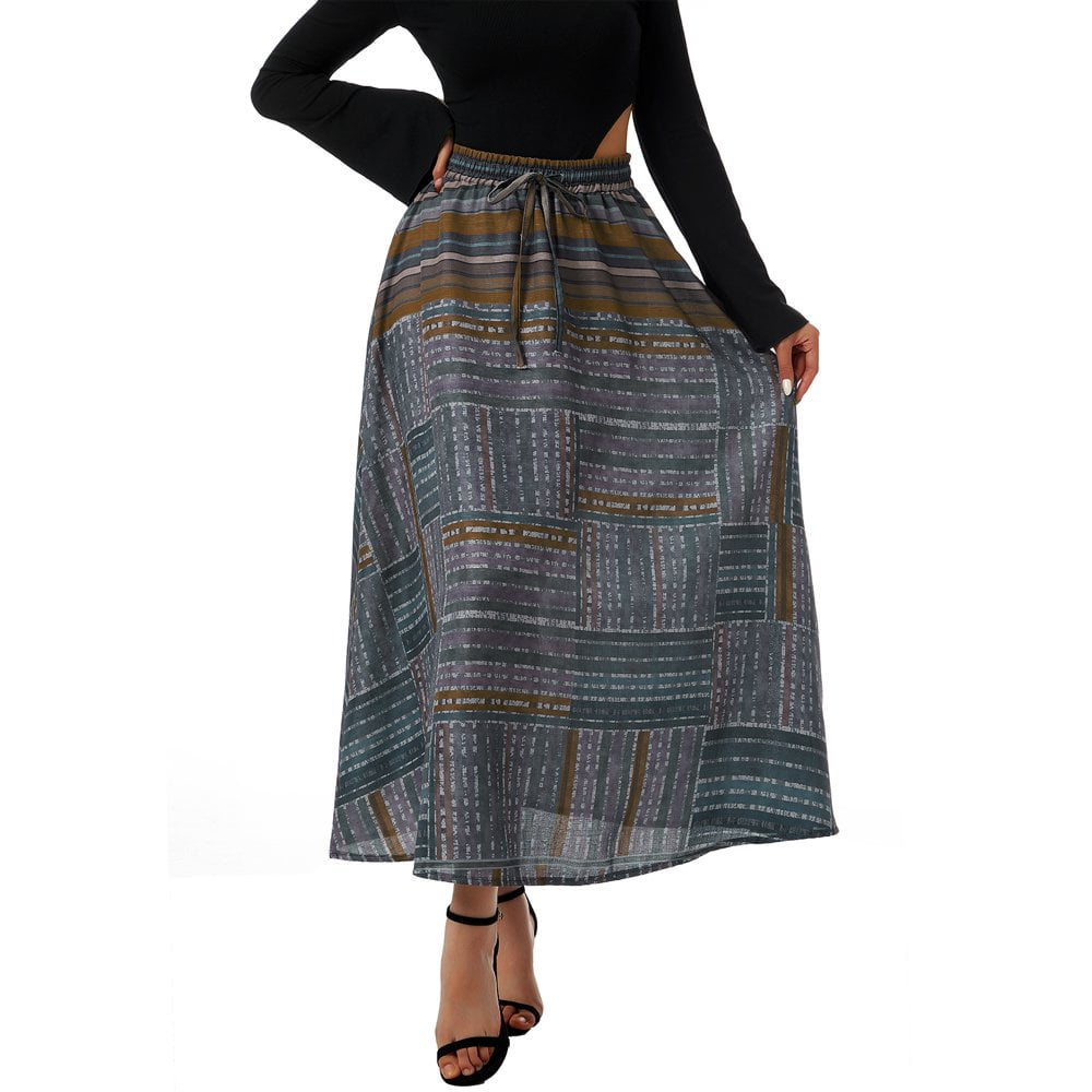 High waist midi skirt vintage hotsell