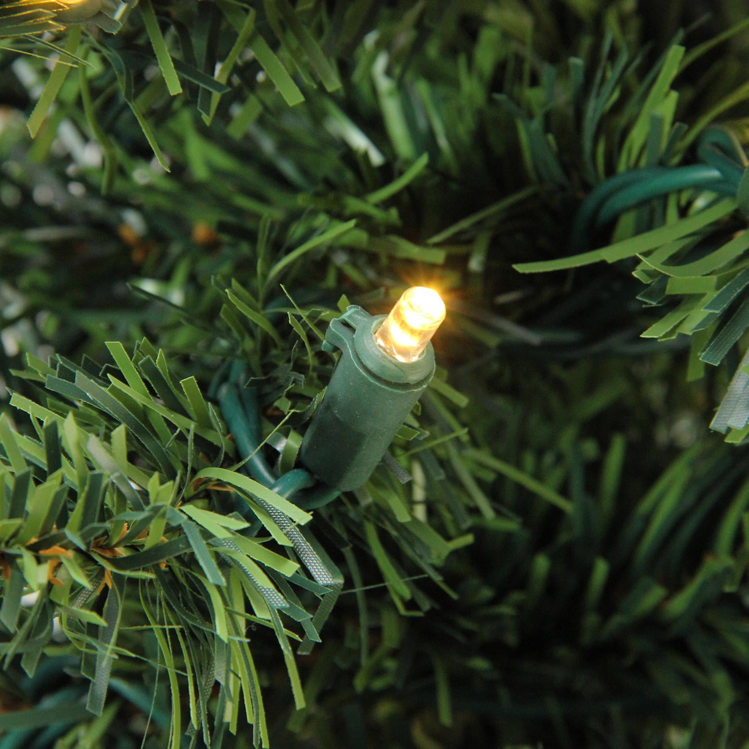 Northlight 6' Pre-Lit Mixed Classic Pine Medium Artificial Christmas Tree Warm Clear LED Lights