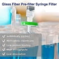thumbnail image 2 of 50 Sterile Syringe Filters PES, 0.22Um Pore Size, 33 Mm Membrane Diameter, Hydrophilic Filtration H, 2 of 5