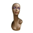 thumbnail image 3 of Female Mannequin Head with Shoulder Height 48cm Practical Hat Display Stand Accessories for Display Making, Styling, Glasses,Necklace Style B, 3 of 8