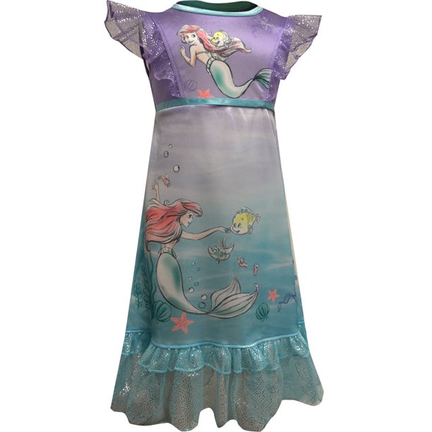American Marketing Enterprises INC Girls' Disney Little Mermaid Ariel and Flounder Dress Up
