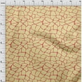 thumbnail image 3 of oneOone Cotton Jersey Pale Yellow Fabric Giraffe Animal Skin Sewing Craft Projects Fabric Prints By Yard 58 Inch Wide, 3 of 4