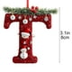 thumbnail image 3 of Uuiauoio 26-Piece Alphabet Christmas Ornaments Set with Holiday Designs, Acrylic Letter Tree Pendants for Decor, Festive Xmas Hanging Decorations for Home and Office Displays, 3 of 6