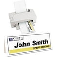 thumbnail image 2 of c-line 87517 printer-ready name tent cards, 11 x 4 1/4, white cardstock, 50 letter sheets/box, 2 of 5