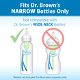 thumbnail image 6 of Dr. Brown's Natural Flow Level 3 Narrow Baby Bottle Nipple, Medium-Fast Flow, 6m+, 100% Silicone, 6 Pack, 6 of 7
