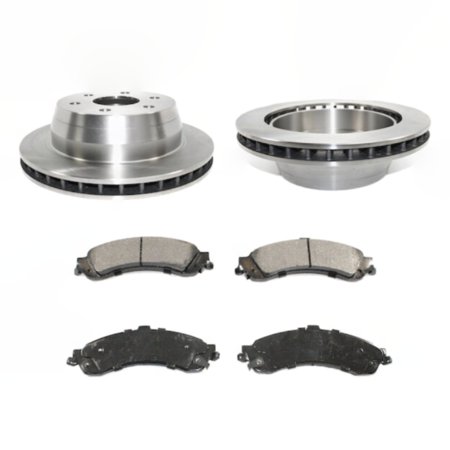 For 02-06 Chevrolet Avalanche 1500 Crew Cab Pickup Brake Pad and Rotor Kit Rear