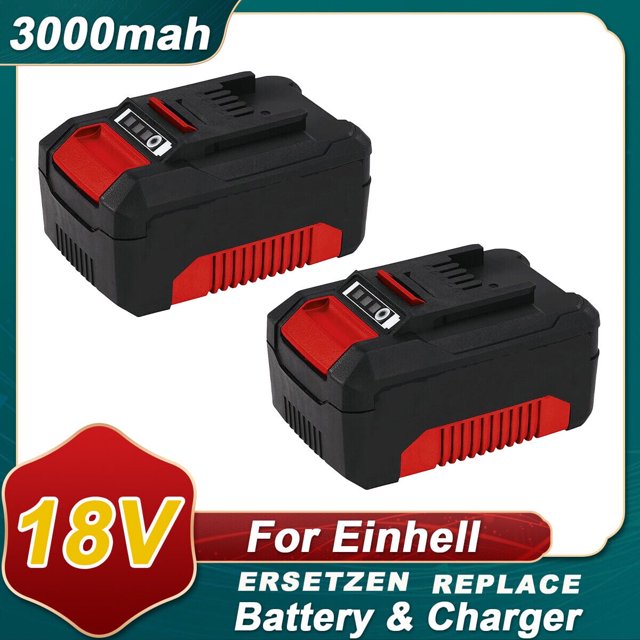 Paquete de 2 Baterías X-Change de Repuesto de 3.0Ah para Batería X-Change Compatible con Todas las Baterías de Herramientas Familiares X-Change de 18V y Power con LED