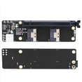 thumbnail image 3 of 4X Tarjeta Adaptadora de Ranura SlimSAS 8i X2 de 2 Puertos A PCIe 4.0 X16 SFF8654 Tarjeta Elevadora GEN4 para Tarjeta de Video Gráfica de Red GPU de 6 Pines, 3 of 6