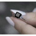 thumbnail image 1 of 925 Sterling Silver Black Onyx Handmade Unique Ring For Women, 1 of 4