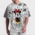 thumbnail image 5 of Camisetas para hombre, camisetas de Disney Mickey Mouse para mujer, lindas camisetas de dibujos animados a la moda, ropa para mujer, camisetas para hombre, 5 of 5