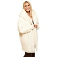 thumbnail image 2 of Unisex Jill Martin Cream NBA Breast Cancer Awareness Oversized Hooded Lounger, 2 of 6