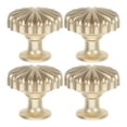 thumbnail image 1 of GOOHOCHY 4pcs Vintage Cabinet Knobs Golden Color For Home Decor Aluminum Alloy, 1 of 6