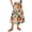 Dark Gray, variant on Womens Casual Elastic Waist Drawstring Midi Skirt Halloween Print Vacation Style Ruffle Hem A Line Flowy Skirt