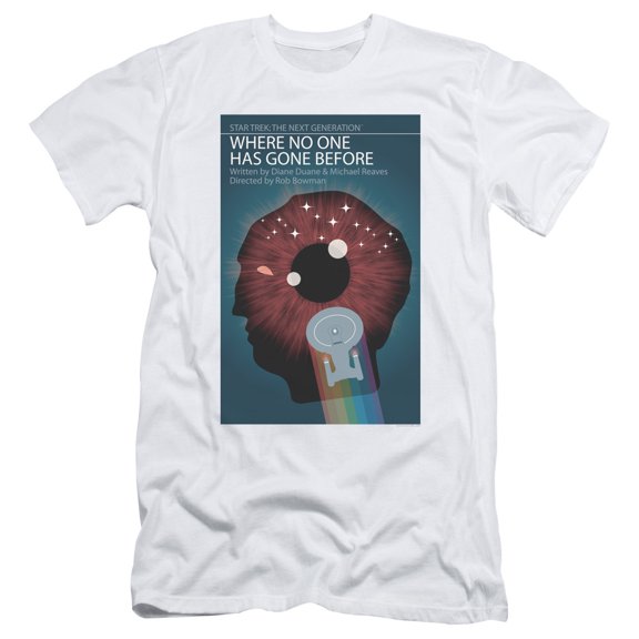 Star Trek Tng Season 1 Episode 6 Adult 30/1 T-Shirt White