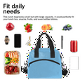 thumbnail image 6 of Herdesigns Lightskyblue Lunch Bag for Adults Men Women Insulated Reusable Lunch Box Leakproof Cooler Tote Bag with Adjustable Shoulder Strap, 6 of 6