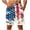 A1101_Light Blue, variant on Goodtrade8 Summer Swim Trunks for Men July 4th Pockets Swimwear Big and Tall Board Shorts Casual Ropa Mens Shorts Independence Day,Size: L
