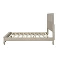 thumbnail image 5 of Noble House Classic Transitional Queen Platform Bed with Headboard, Solid Wood Frame, Beige, 5 of 7
