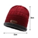 thumbnail image 2 of 2 uds gorro de punto cálido de invierno bufanda gorros de terciopelo para exteriores (rojo vino) Ehuebsd Para estrenar, 2 of 8