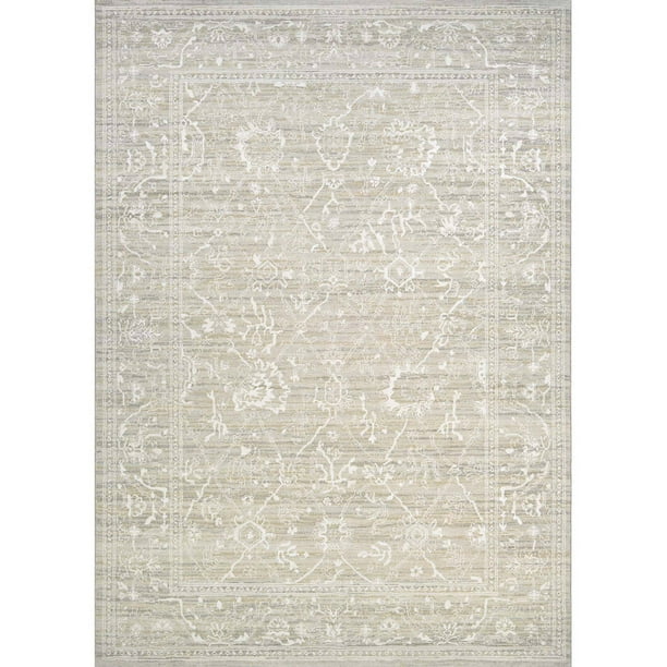 Couristan Everest Persian Arabesque Rug Bone Multiple Sizes Available Walmart Com Walmart Com