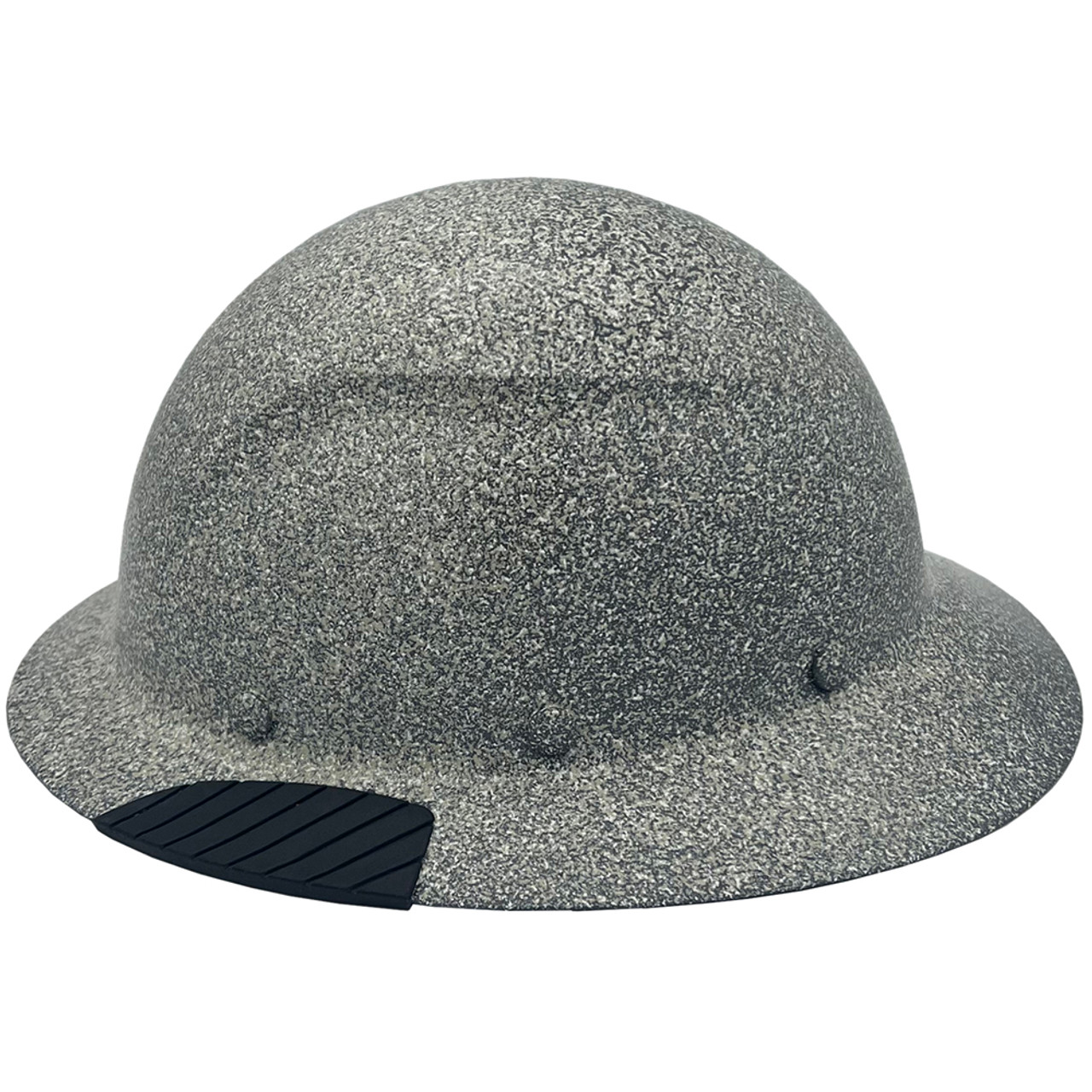 Lift Safety Actual Carbon Fiber Hard Hat - Full Brim Textured White Stone