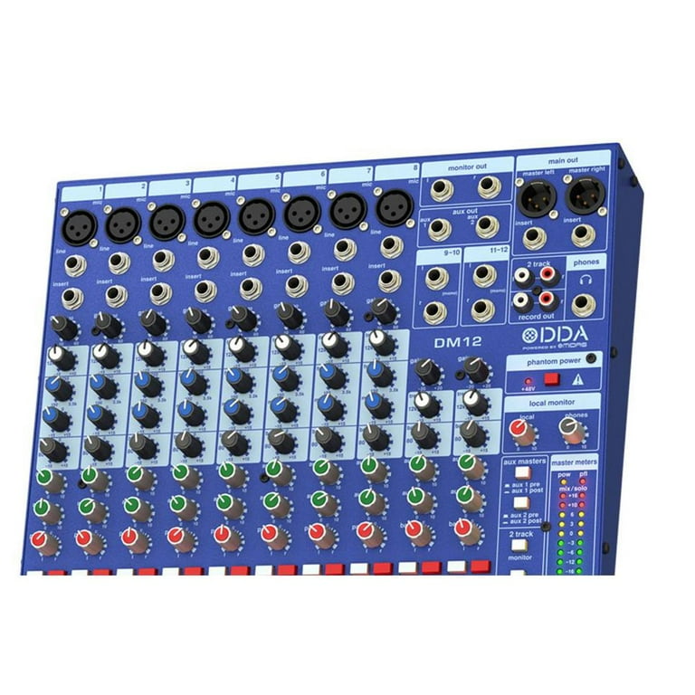Midas DM12 12 Input Analog Live and Studio Mixer with