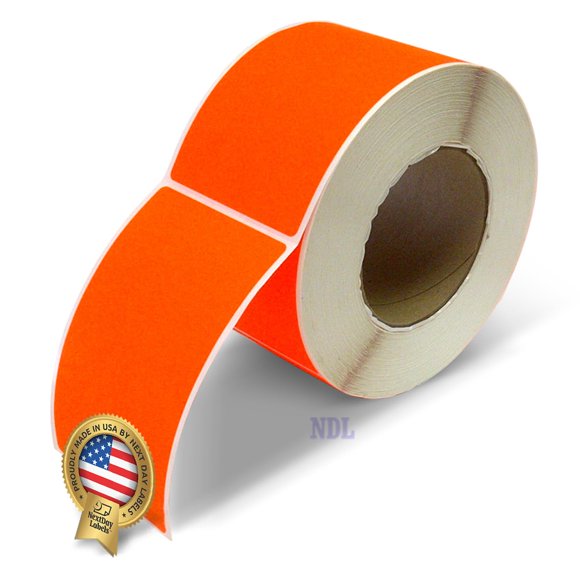 Nextdaylabels 500 Pegatinas Rectangulares (3"" X 5"") - Rollo De Etiquetas De Codificación De Colores - Etiquetas Móviles Para Cajas Pegatinas De Inventario De Colores Para Organización Y Almacenamien