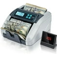 thumbnail image 1 of MUNBYN IMC51 Money Counter Machine Count Value, Add+Batch/Add+ Value Mode Bill Counter, UV/MG/IR/MT Detection, USD only Cash Counter,1100 Bills/min,, 1 of 8
