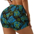 thumbnail image 2 of Wukai Play Game Print Pack Biker Shorts for Women Yoga Workout Gym Running Scrunch Active Shorts-Small, 2 of 8