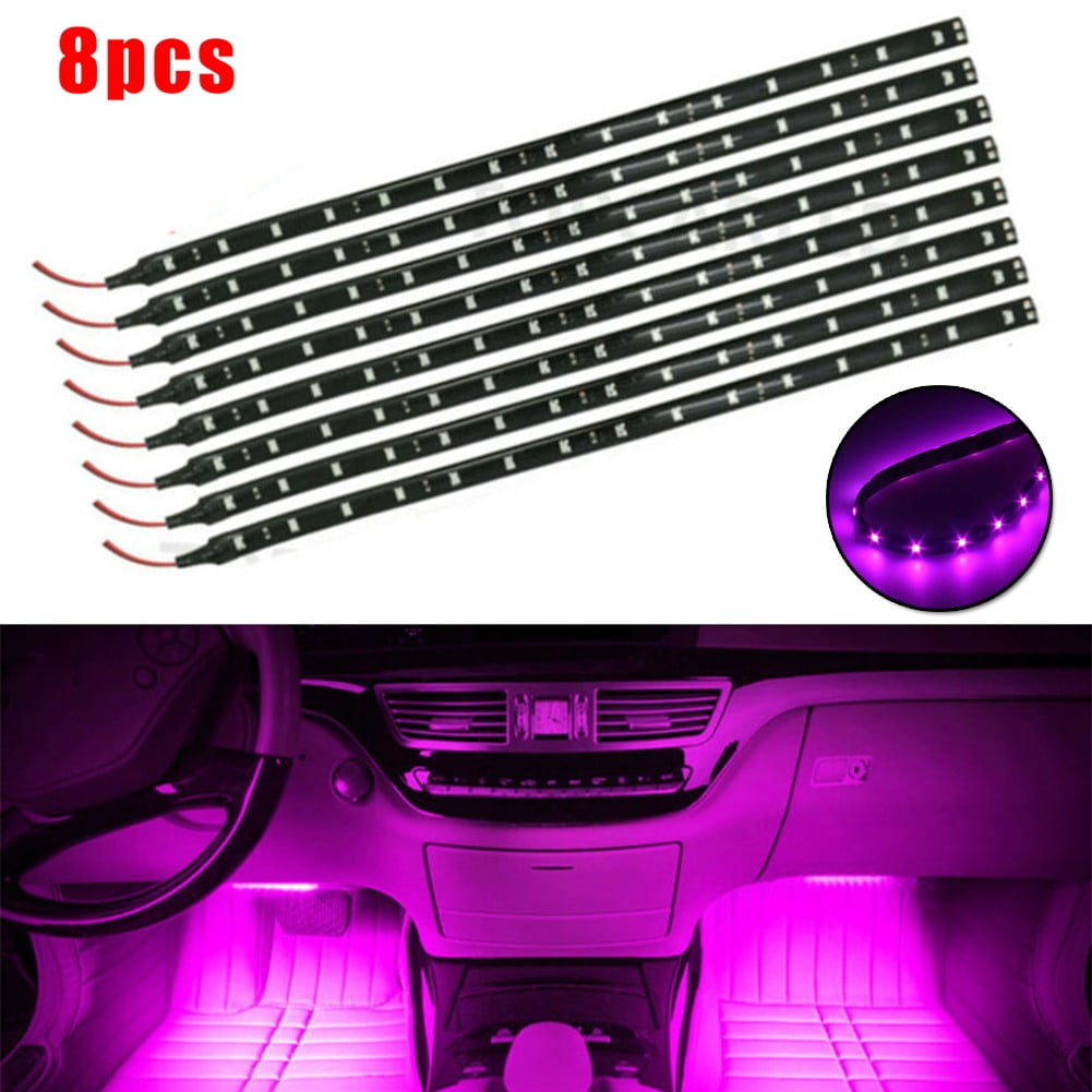 8pcs Camping Boat Car Caravan COB 12V Waterproof LED Strip Lights 8pcs Camping Boat Car Caravan COB 12V Waterproof LED Strip Lights