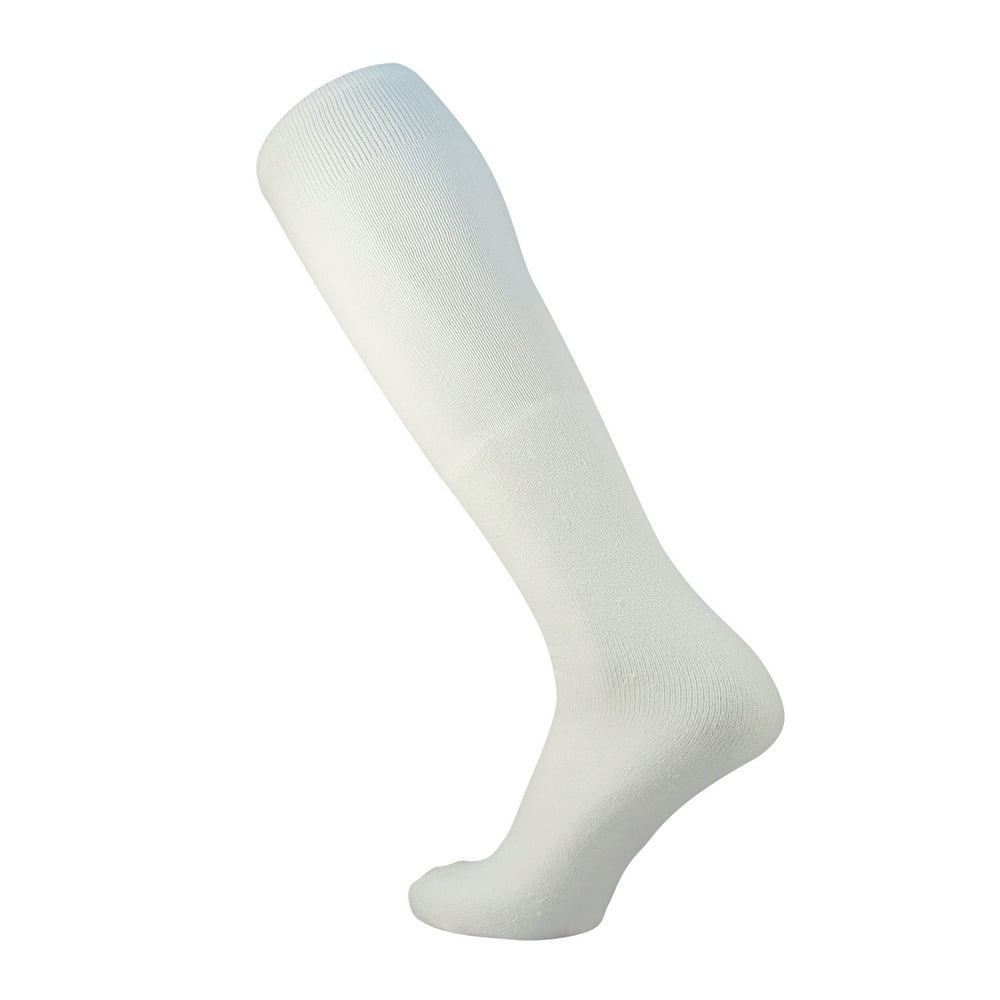 TCK TCK Classic Baseball Sanitary Liner Tube Cotton Socks in White