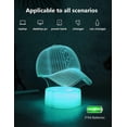thumbnail image 3 of YSITIAN 3D LED Night Light Lamp, baseball cap, Football Helmet, Basketball Flat Acrylic Optical Illusion Lighting Lamp with 16 Colors Touch Sensor with Remote YT04-137, 3 of 7