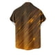 thumbnail image 4 of Mens Casual Manga Corta Botón Abajo Camisas Turndown Cuello Blusa de Impresión, Poliéster Ligero Top de la Moda para el Verano Al Aire Libre Y el Uso Diario, 4 of 6