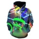 thumbnail image 5 of Sudadera con capucha con estampado geométrico en 3D y corazón de amor para hombre, sudaderas de manga larga con patrón colorido para primavera y otoño, sudaderas con capucha de calle, 5 of 5