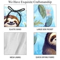 thumbnail image 4 of luoweisi Men's Beach Shorts Quick Dry Swim Trunks with Mesh Lining Sloth L, 4 of 5