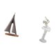 thumbnail image 5 of Escultura de velero,Estatua de velero,decoración de barco de vela,velero,Figura decorativa de resina con forma de velero,Figura de escritorio,Estatua de bailarina de ballet,adorno de, 5 of 8