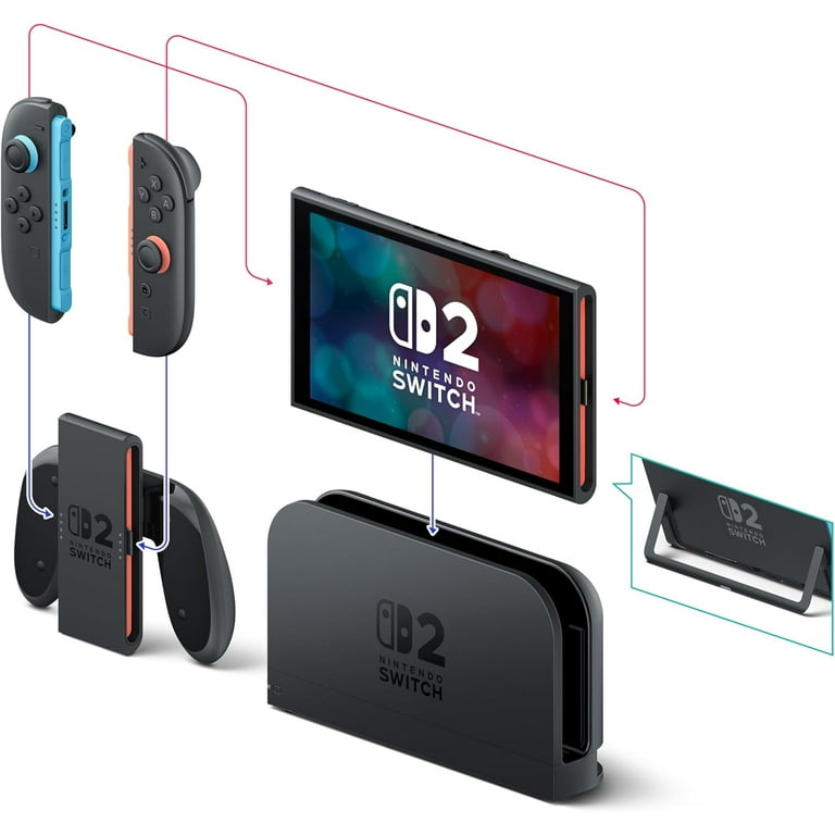 Nintendo Switch 2 System + Mario World Bundle (International
