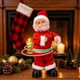 thumbnail image 5 of Christmas Santa Claus Figurine, Battery Operated Animated Spinning Santa, Funny Christmas Table Decor, Indoor Christmas Decorations Xmas Decor by MPOISVA, 5 of 9