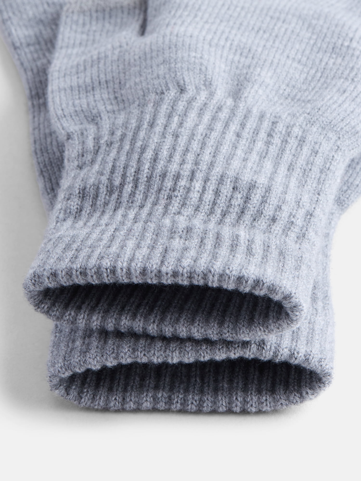 Scenario Women's Tech Touch Knit Gloves, Medium Grey Heather