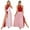 Burgundy, variant on iiniim Women's Color Block Lyrical Dance Costume Long Maxi Split Modern Contemporary Dress A Dusty Pink L