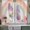 Purple, Rainbow, Gold, Pink, variant on Purple Butterfly Kitchen Curtain for Berdoom Living Room Cafe 45 Inch Length, Cute Rainbow Spring Floral Botanical Tiers Curtains Light Filtering Drapes Rod Pocket Window Treatment 2 Panels 52"Wx45"L