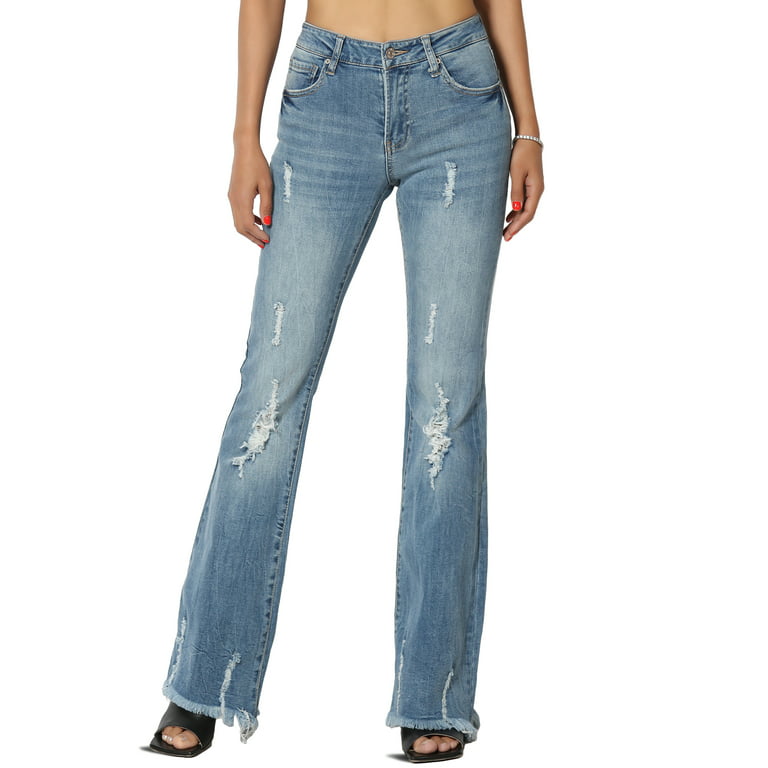 Comprar GRAPENT Trendy 70s Denim Jean Pants Bootcut Jeans Women's