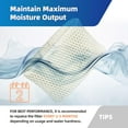 thumbnail image 5 of DizeyBoyo WF2 Humidifier Filter Replacement for Vicks Kaz Humidifier Starry Night Cool Mist V3500N V3700 V3100 V3900 Sunbeam 1118 1119 Honeywell HCM-300T HCM-350 WA-8D Enviracaire ECM-500 4 Pack, 5 of 7