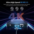 thumbnail image 2 of X5M Android 14 TV Box Voice Control 4K 60fps Amlogic S905X5M CPU HDR 8k 2.4G 5G Wifi6 BT5.0 1000M La, 2 of 5