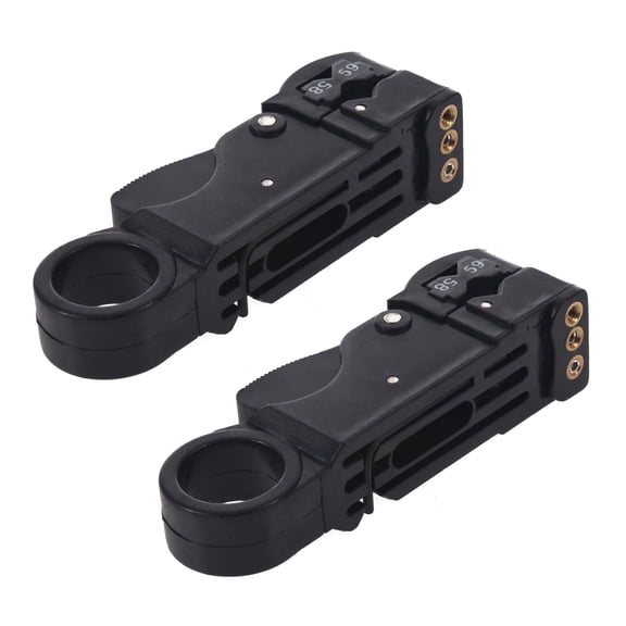 2X Coax Cable Stripper 3-Blade for RG58/59/62/3C/4C Cables
