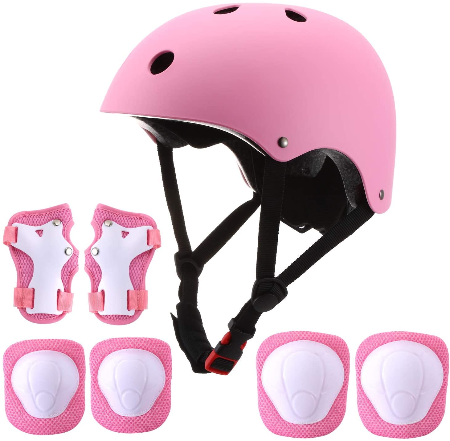 Adjustable Helmet for Ages 37 Years Boys Girls with Protective Gear