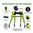 thumbnail image 2 of Reflective Safety Suspenders Tool Belt Suspenders Work Tool Set Adjustable with Swivel Hooks &amp; Tool Belt Loops ,Adjustable, 2 of 6