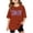 Red, variant on lnmuld Summer Tops Fashionable Graphic Letter Print Casual Tee for Girls Soft Comfortable Daily Wear Blended Shirt Size:11-12 Years