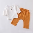 thumbnail image 2 of Little Boys Pajamas For Toddler Clothes Set Planet Train Sleepwear Long Sleeve Cotton Kids Pjs,Cute 6-12 Months 12-24 Months 2t 3t 4t 5t 6t 7t 8t 9t Children(Yellow,18-24 Months), 2 of 6